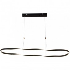 Φωτιστικό Κρεμαστό LED 76W 230V 6400lm CCT Μαύρο 6077-BL